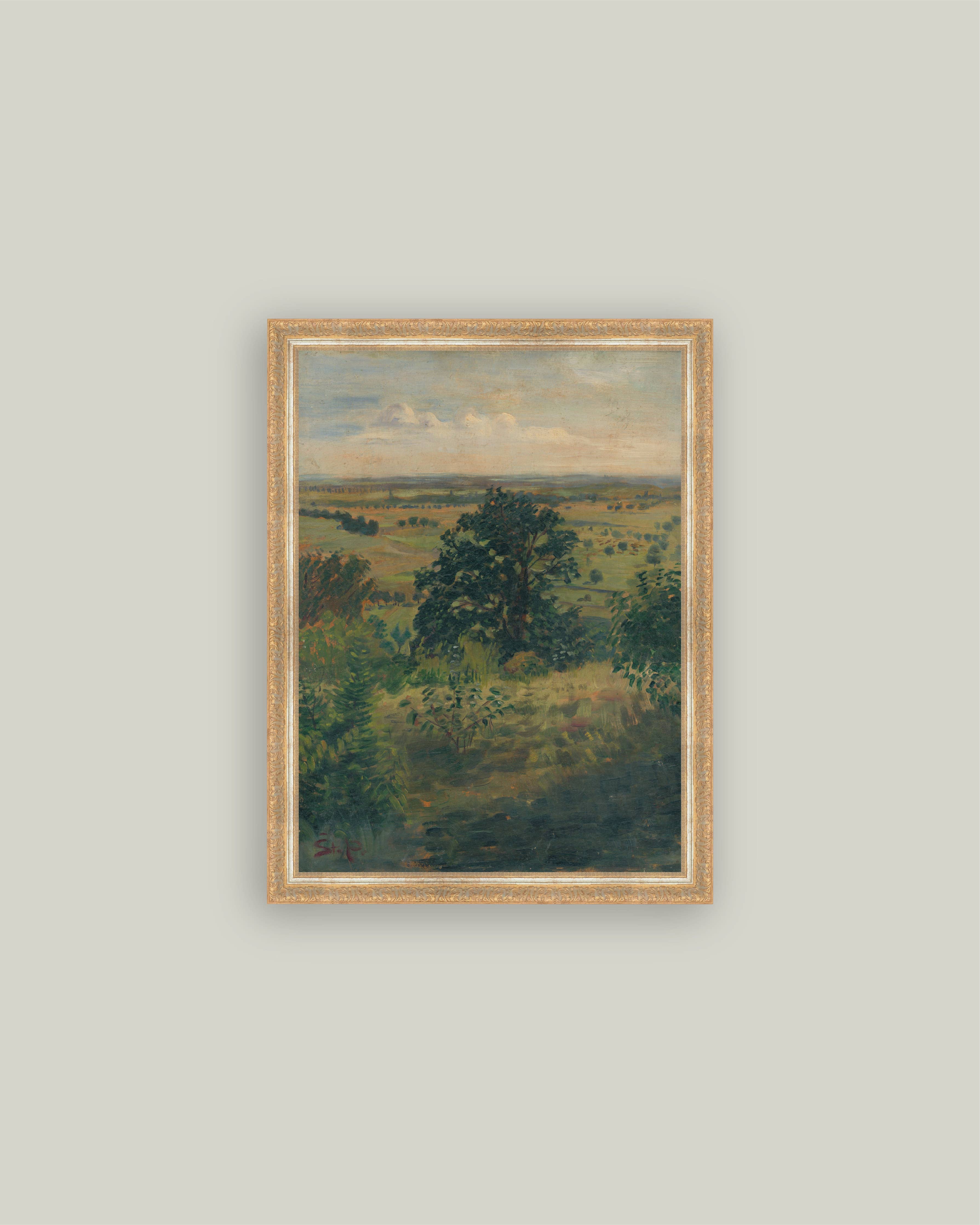 View of Sur Stefan: 14x18