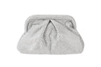 Ladies Rhinestone Snap Top Clutch Handbag #3 #3: Silver