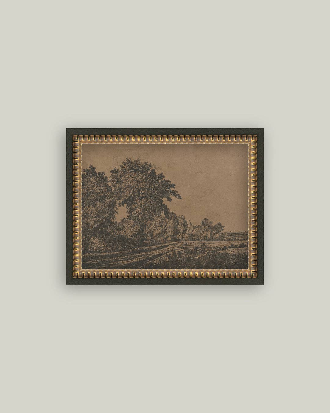 Corn Field Etching: 10x8