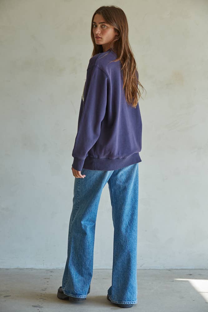 100% Cotton French Terry Crew Neck USA