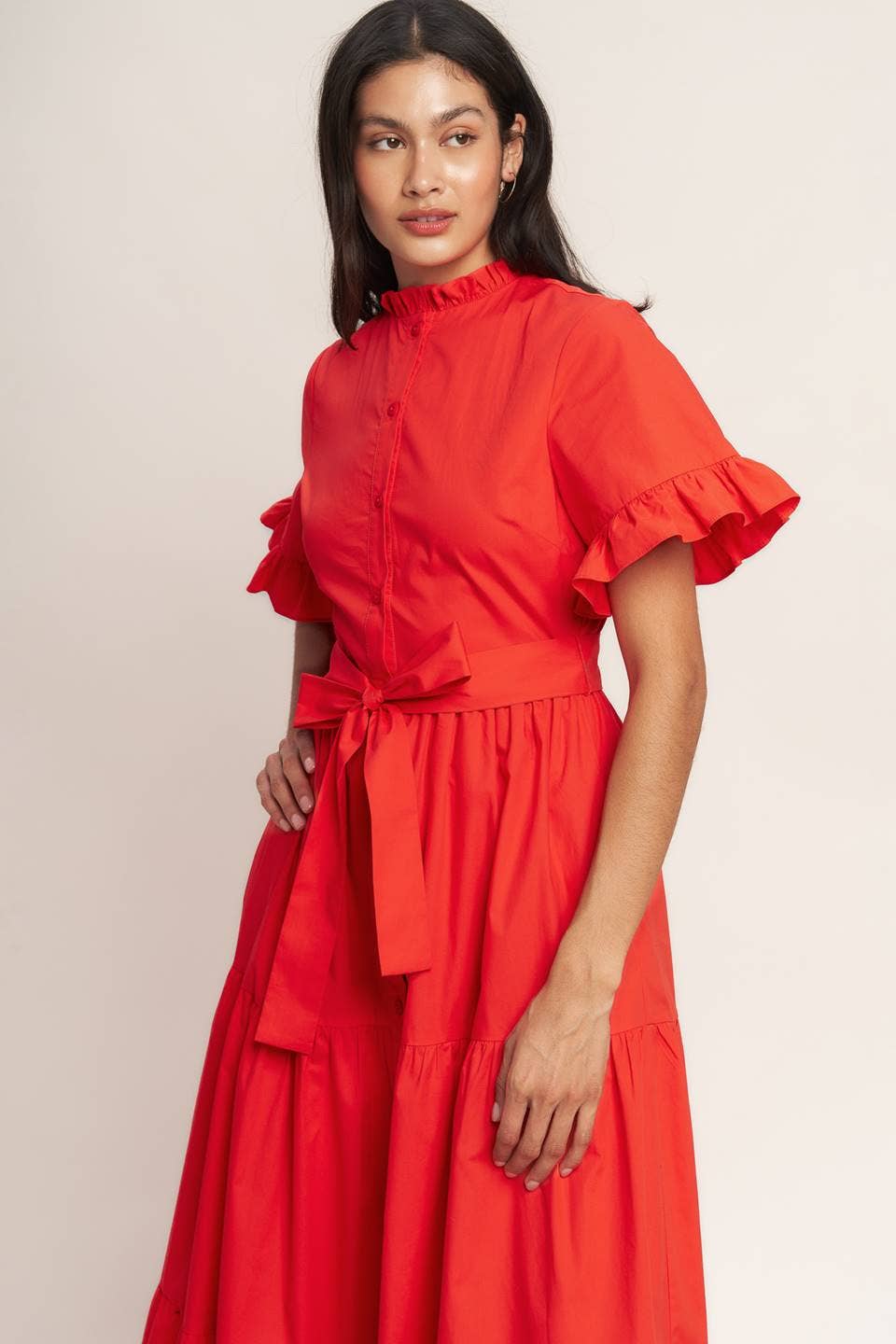 Red Midi Dress
