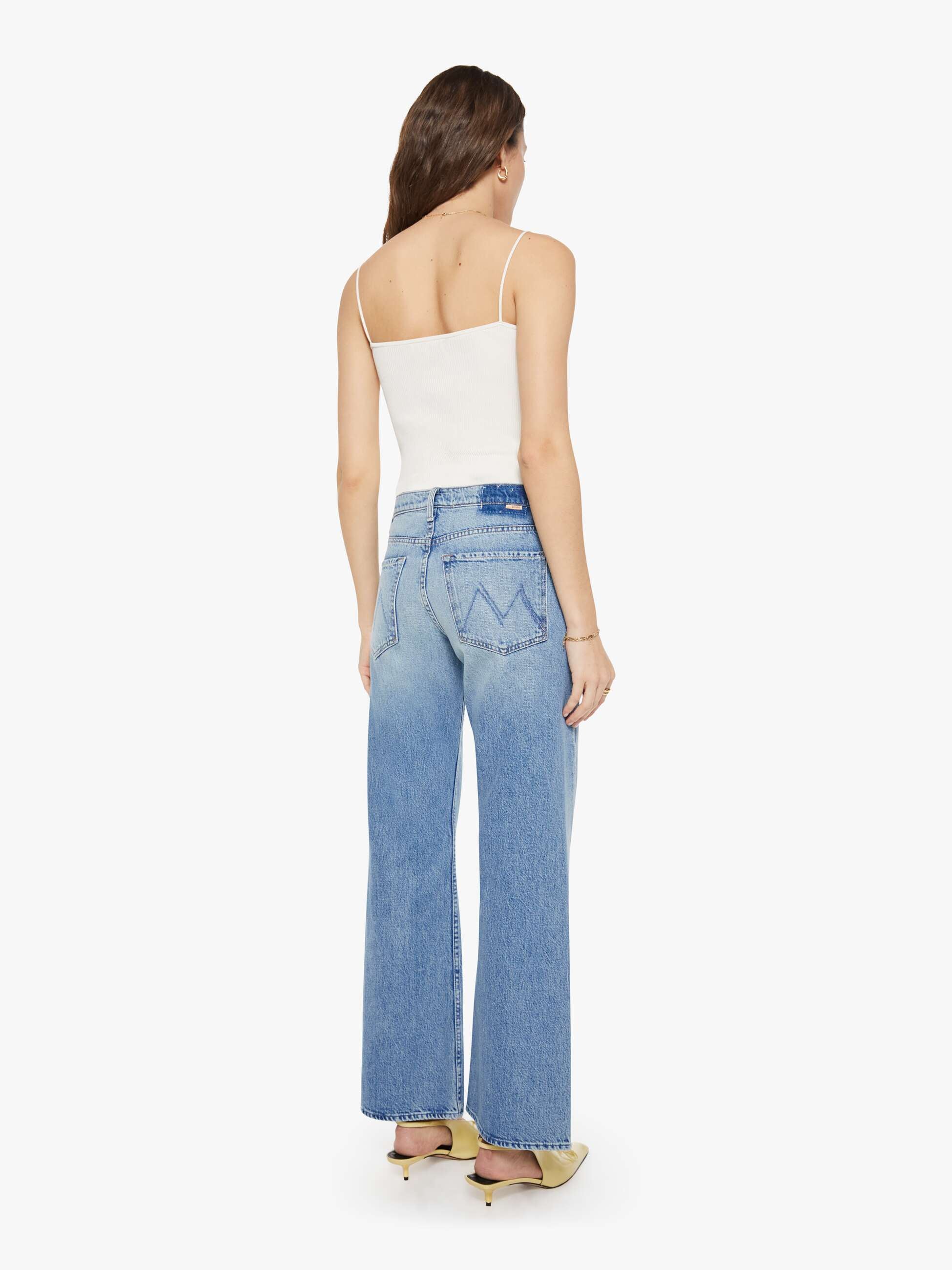 Mother The Bookie Twist Skimp Jeans in Leap at Last Chance