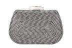 Rhinestone Crystal Clutch - Shimmering Rhinestones: Silver