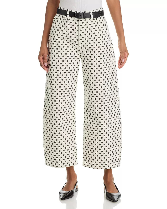 FRAME Polka Dot Bow Crop