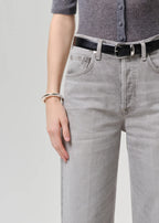 Ayla Baggy Jeans in Quartz Grey