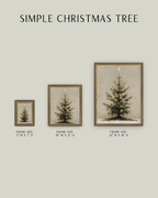 Simple Christmas Tree: 5x7