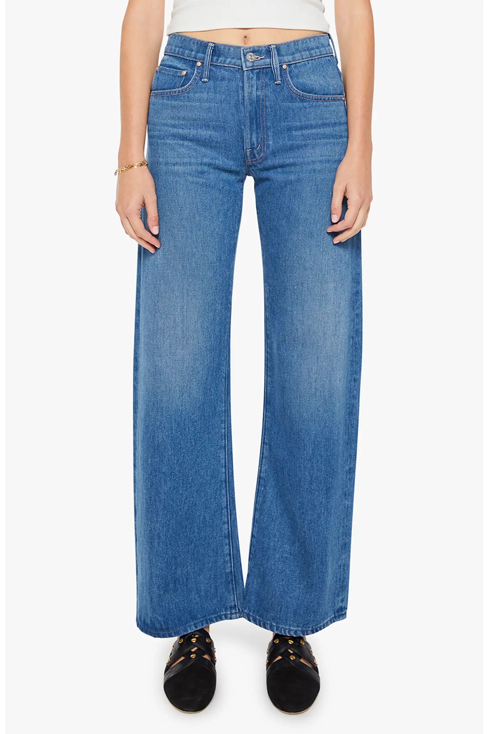 MOTHER Mid Rise Lasso Sneak