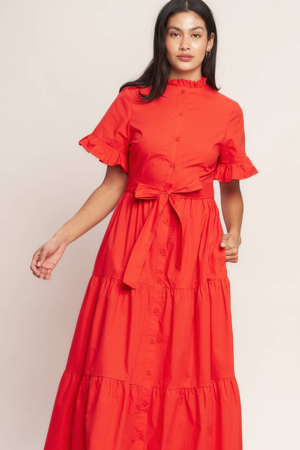 Red Midi Dress