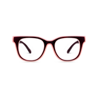 Peepers Buffy Cherry/Pink reading glasses side view