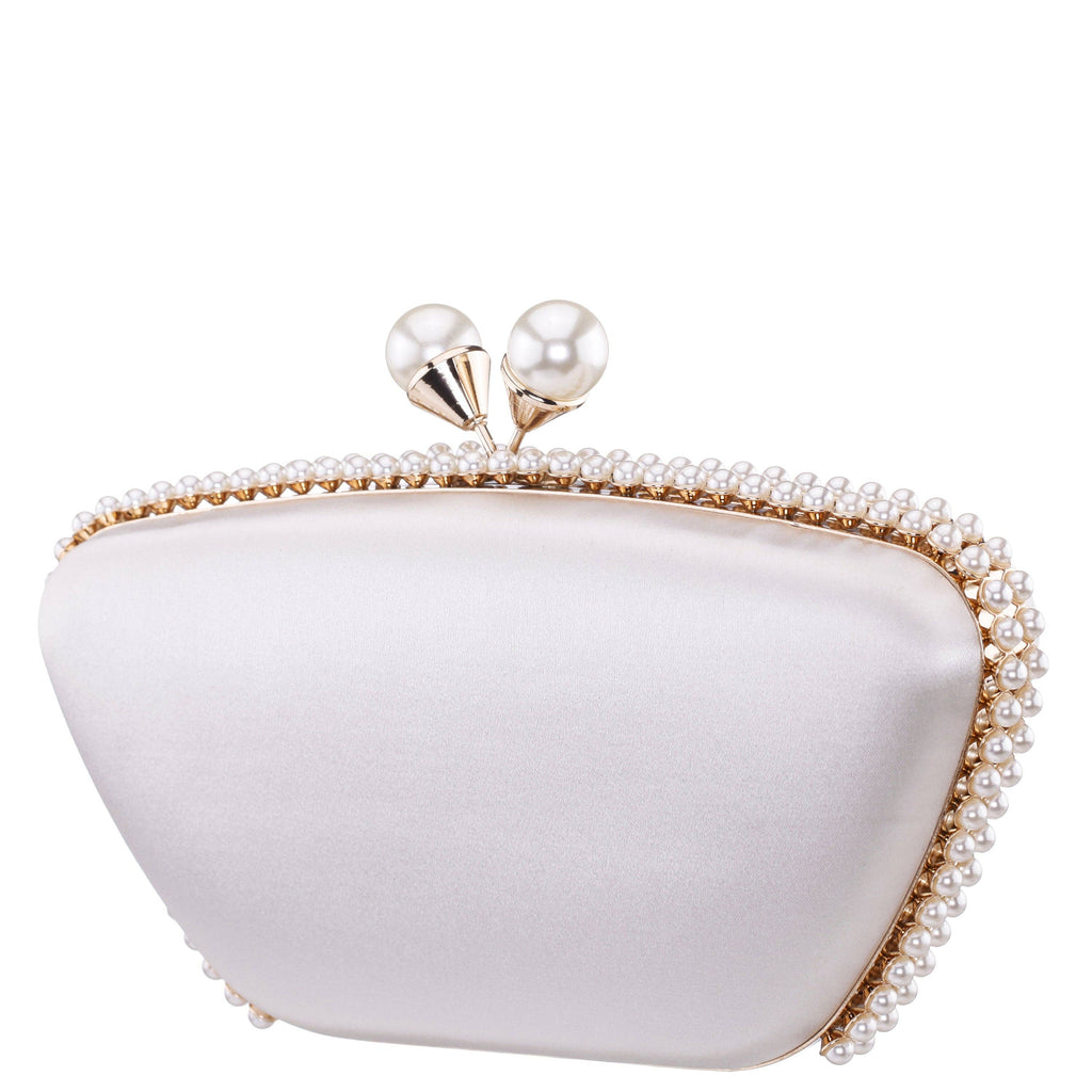 Handbag: GODDESS-IVORY: One Size