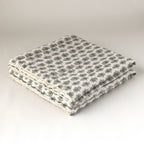 Charlie Block Print Quilt: BLUE / KING/CAL KING