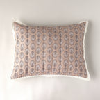 Charlie Block Print Sham: BLUE / KING