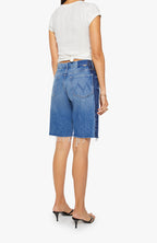 Mid Rise Maven Bermuda Fray Double Stacked