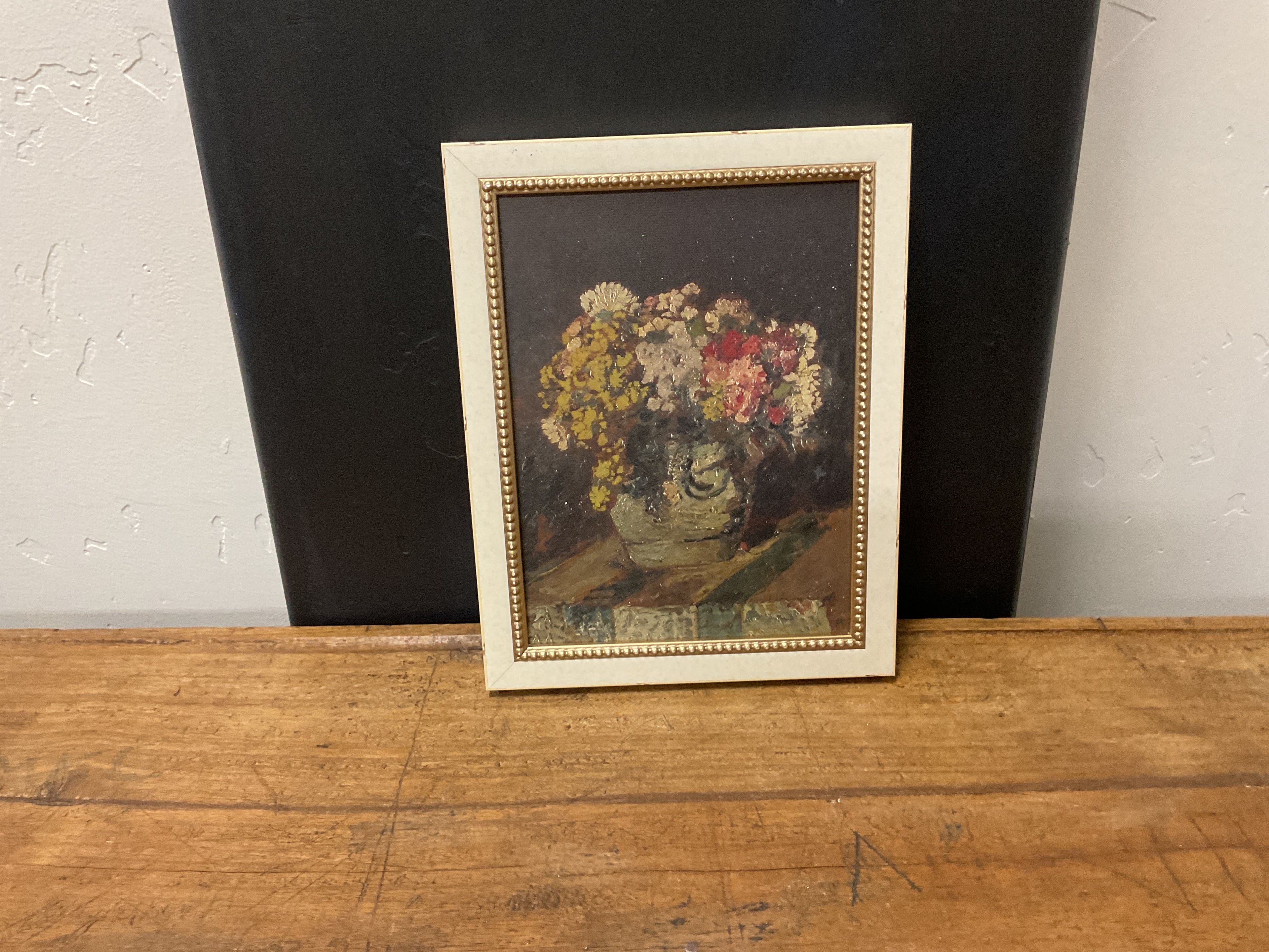 Vase Of Pink & Yellow Flowers