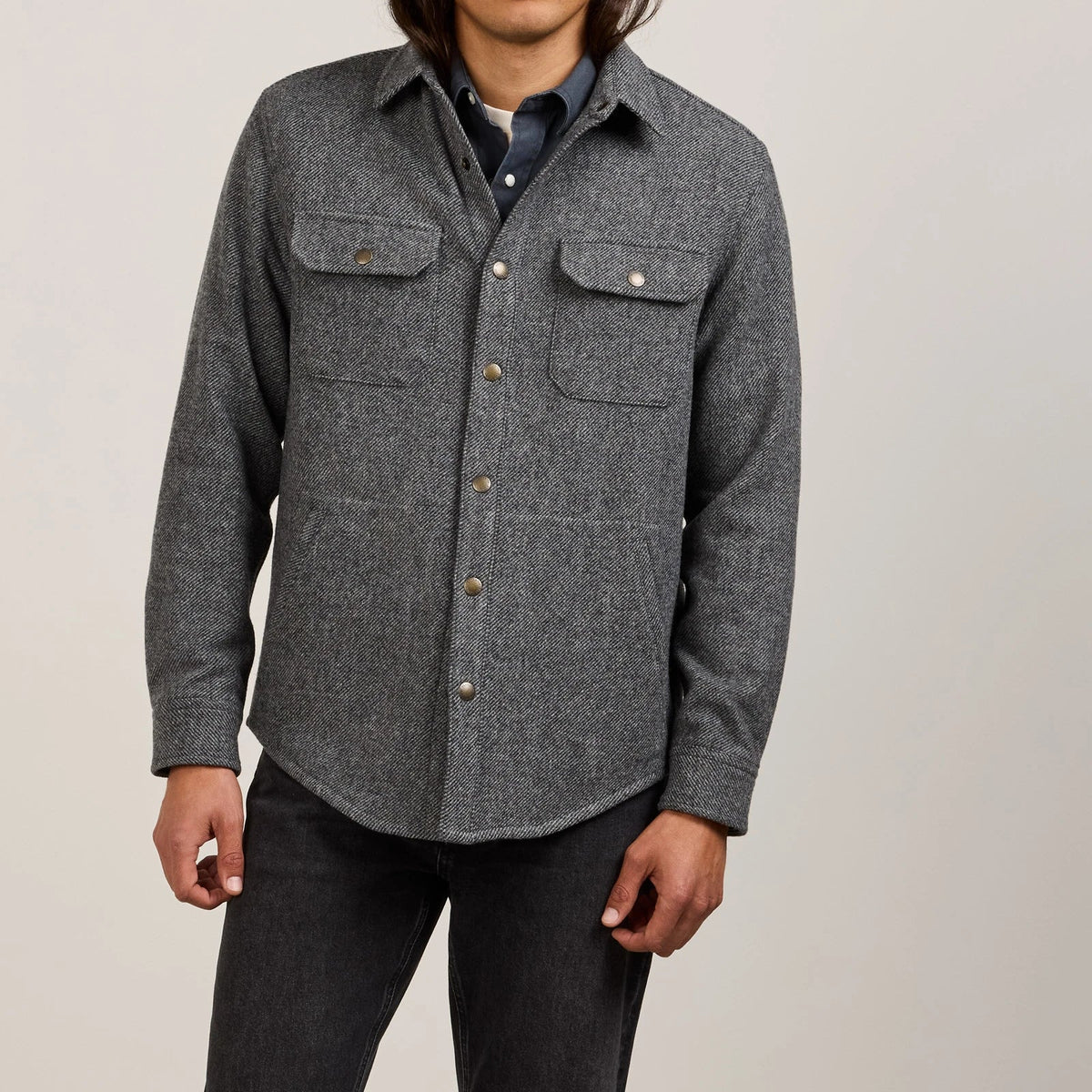 Pendleton Forest Twill Jacket/Shirt in Charcoal
