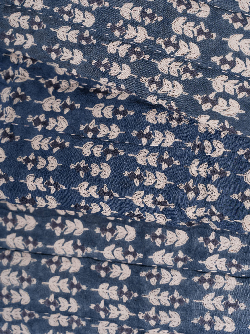 Blossom Block Print Sham: ORANGE / KING