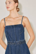 Denim Midi Dress