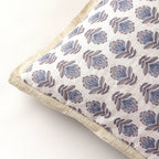 Charlie Block Print Sham: BLUE / KING
