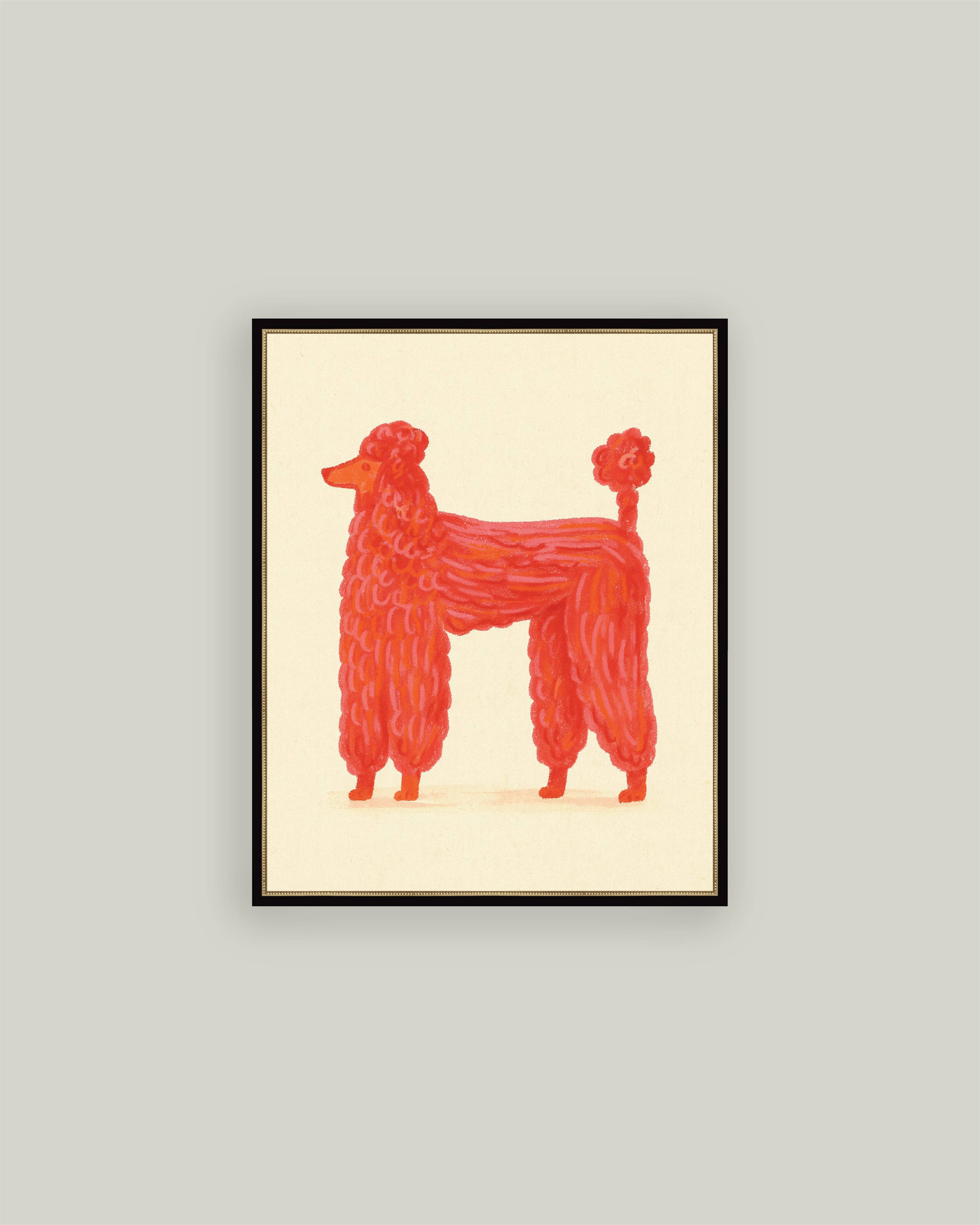 Parisian Poodle: 11x15