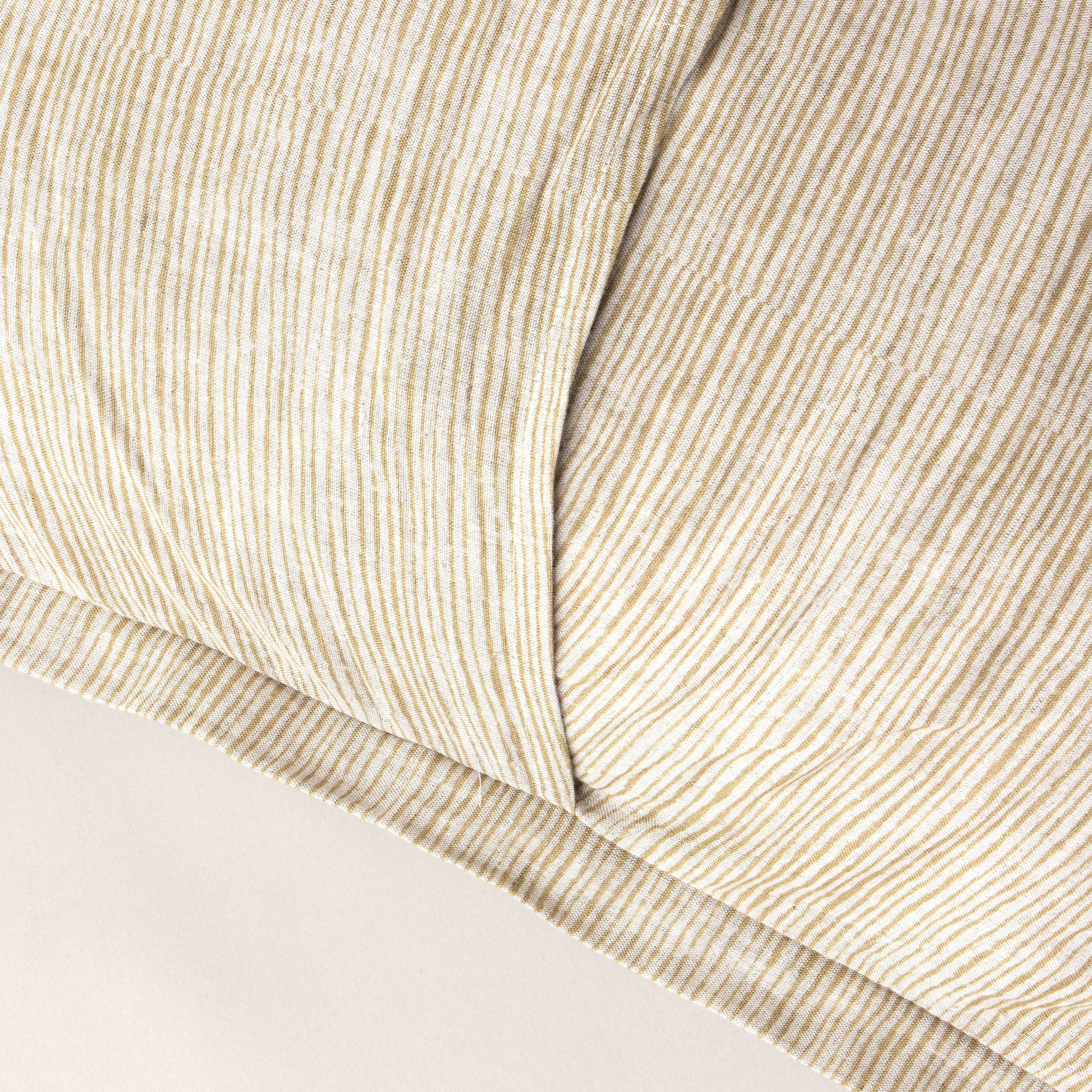 Charlie Block Print Sham: BLUE / KING