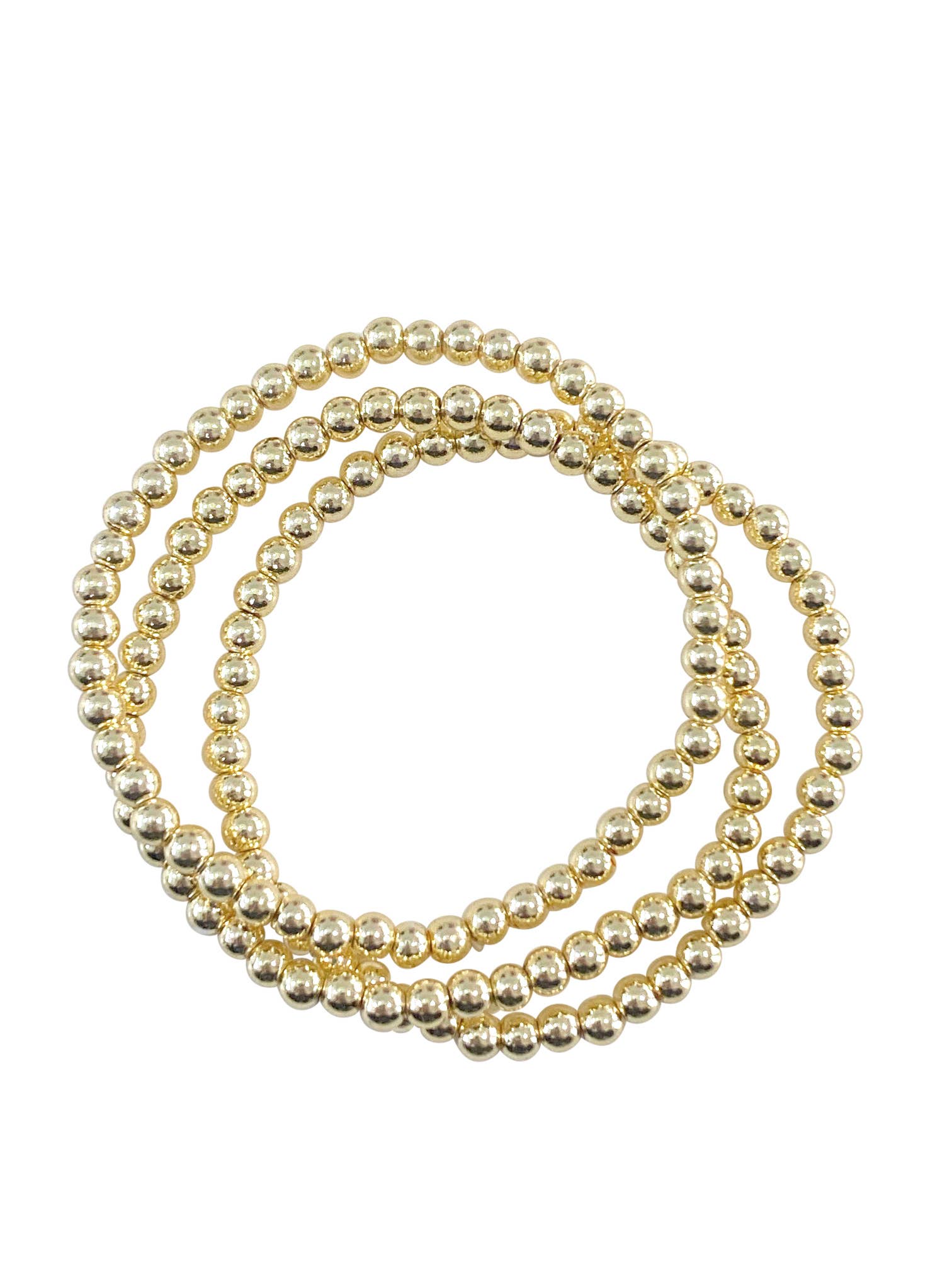 Triple Large Bracelet- Gold