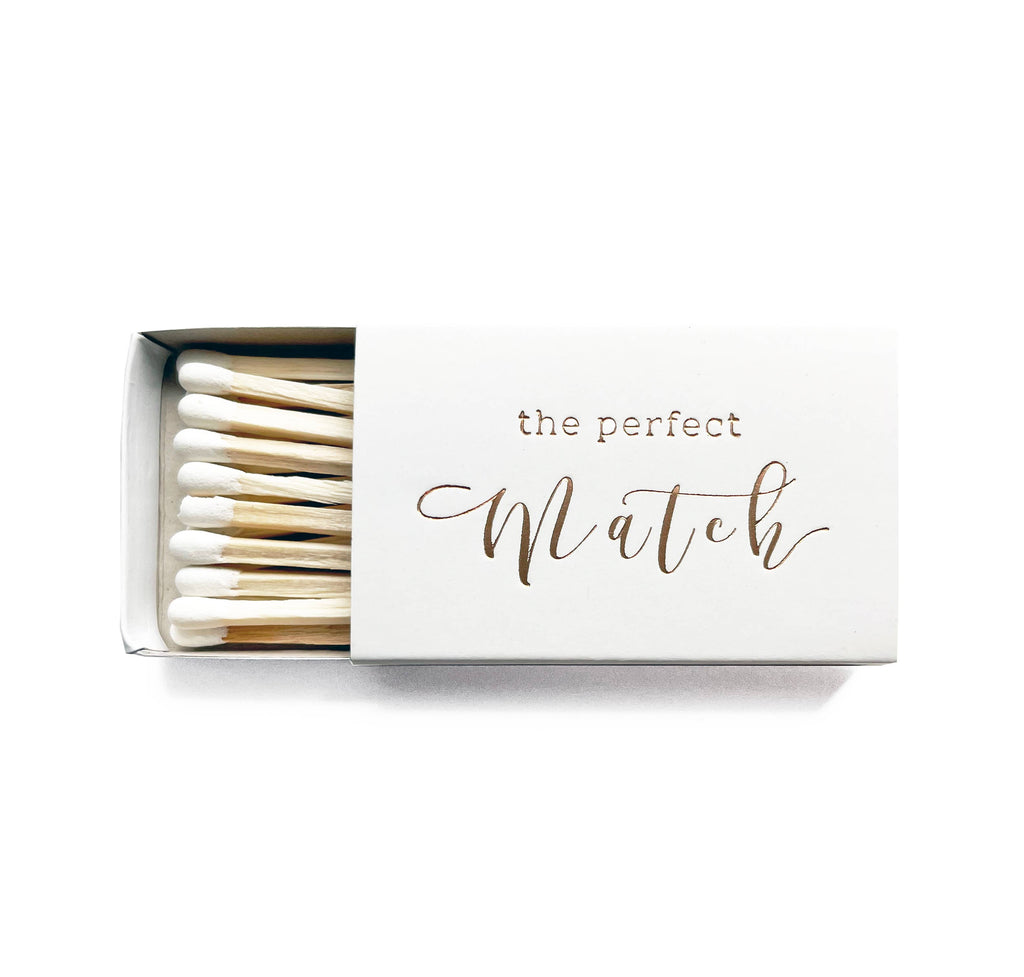The Perfect Match Matchbox | Pretty Wedding Matchbook