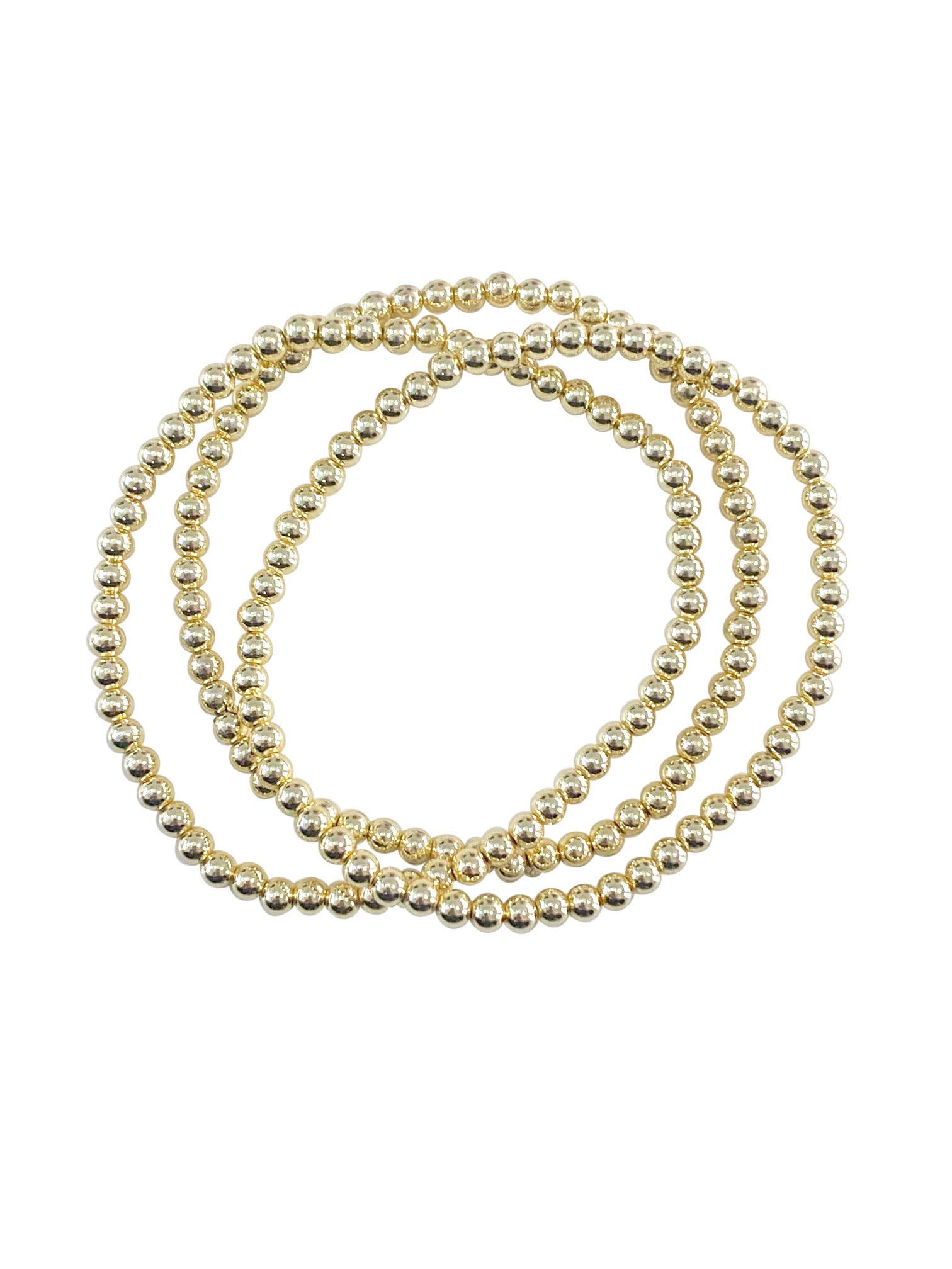 Small Gold Ball Bracelet