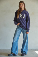 100% Cotton French Terry Crew Neck USA