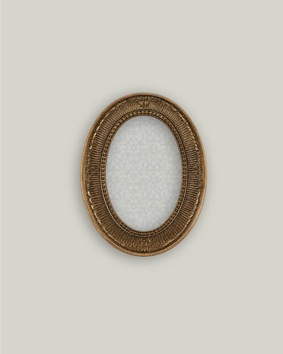 Oval Vintage Frame: 4x6