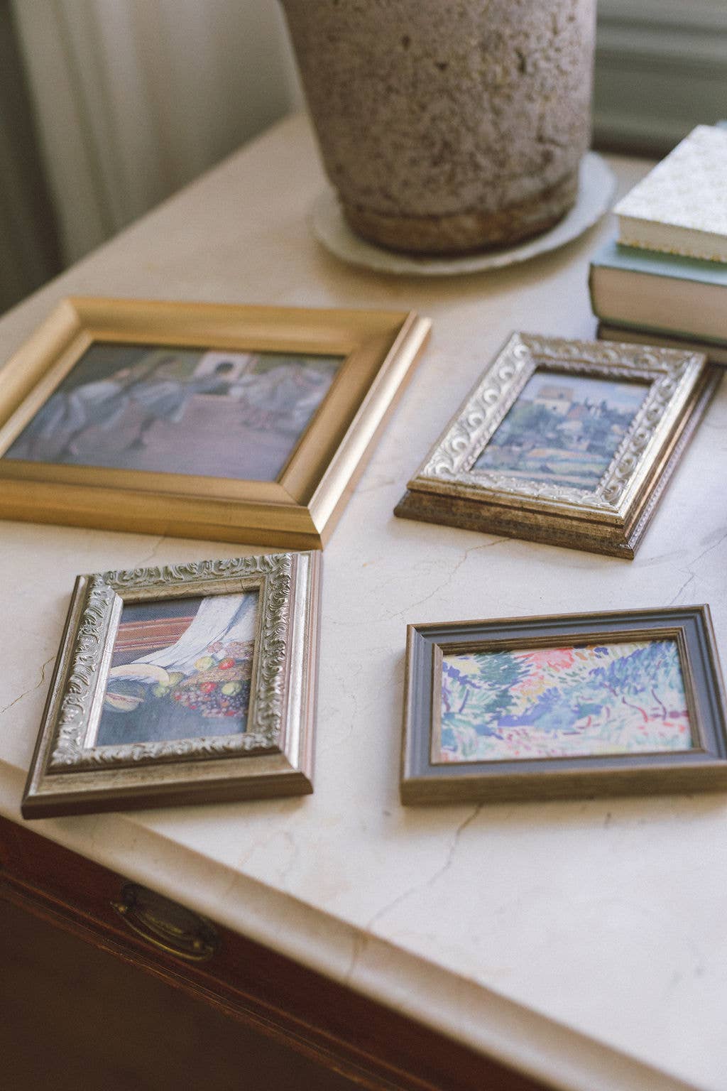 Landscape at Collioure Framed Antique Art: 9x7