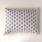 Charlie Block Print Sham: BLUE / KING