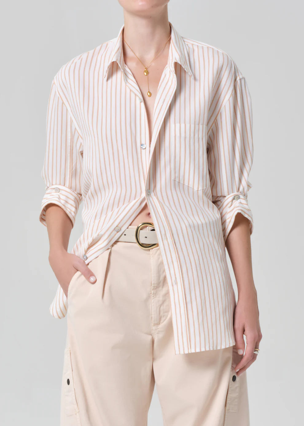 Kayla Shirt Sherbet Stripe