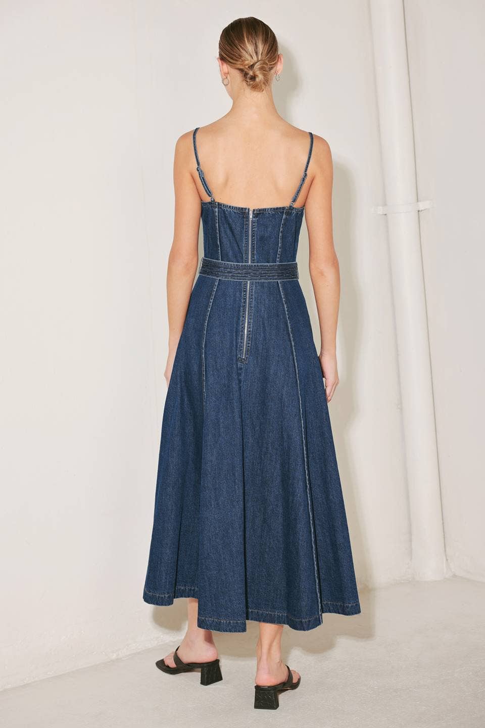 Denim Midi Dress