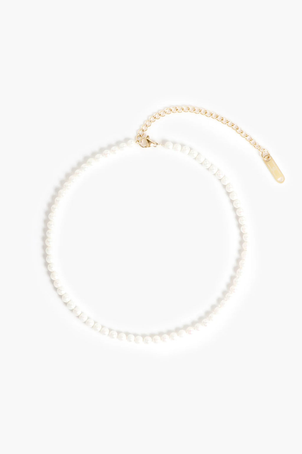 Augusta Choker Pearl and Gold