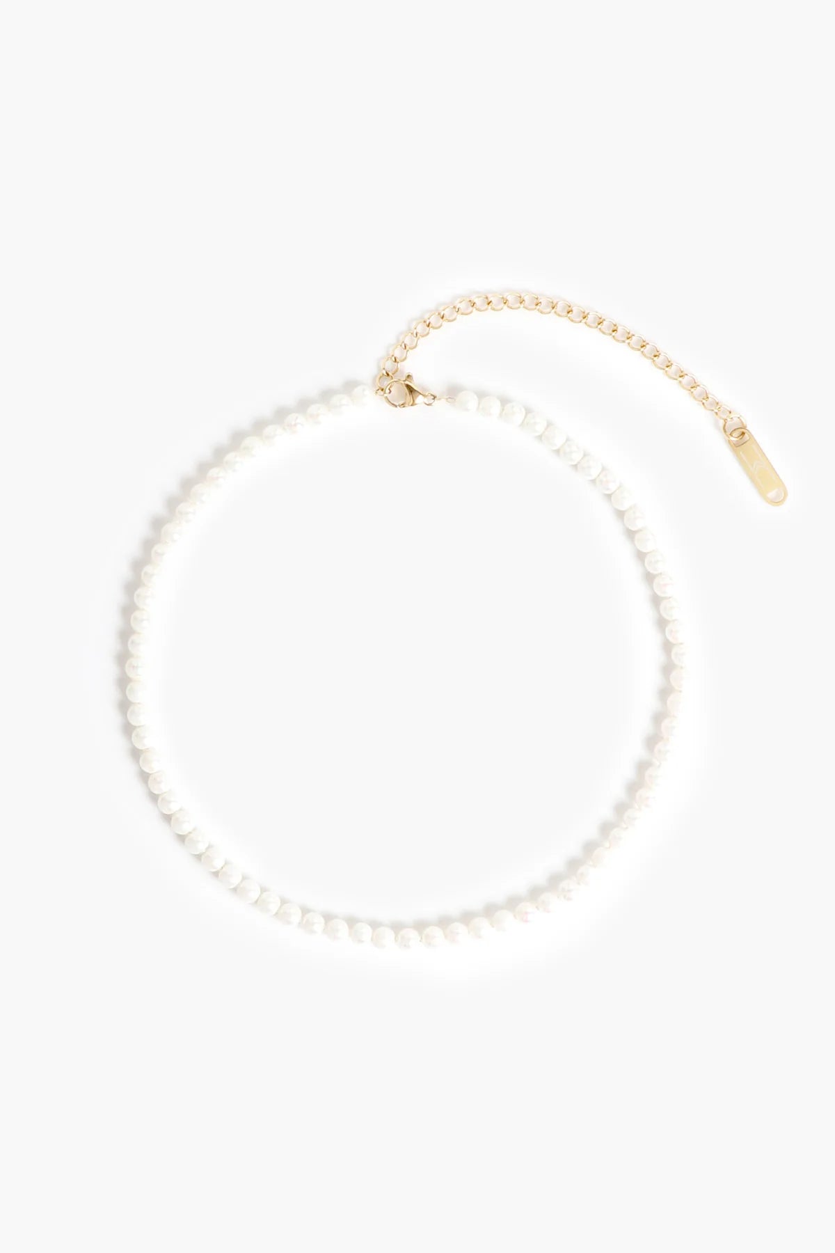 Augusta Choker Pearl and Gold