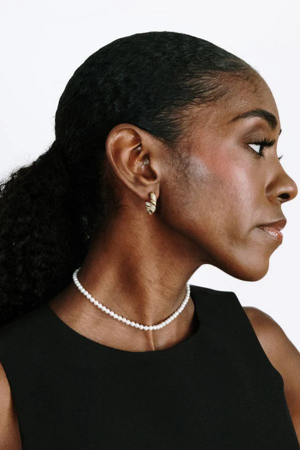 Augusta Choker Pearl and Gold