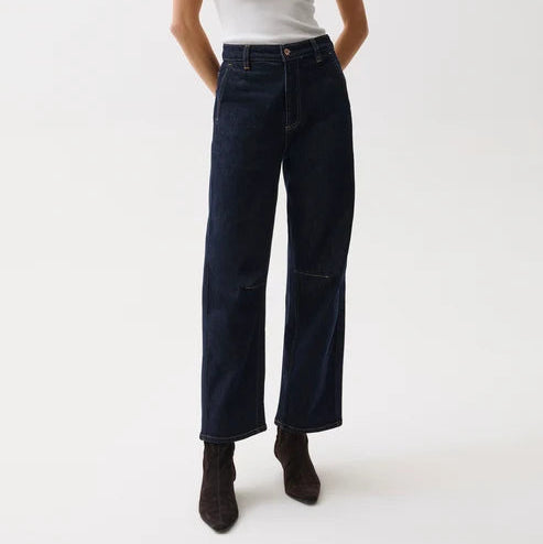 Beau Seamed Crescent Jean - Nightfall