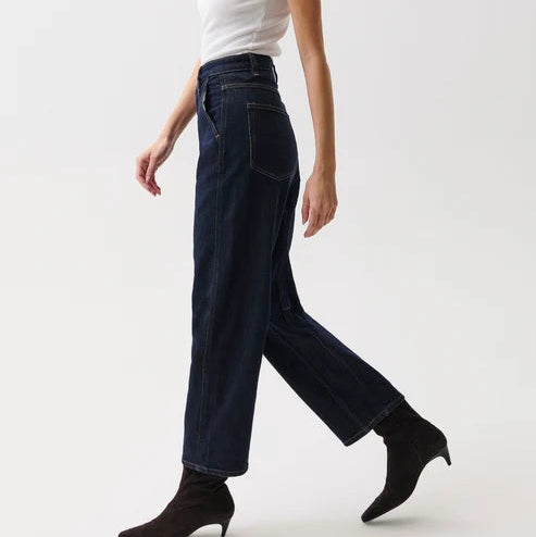 Beau Seamed Crescent Jean - Nightfall
