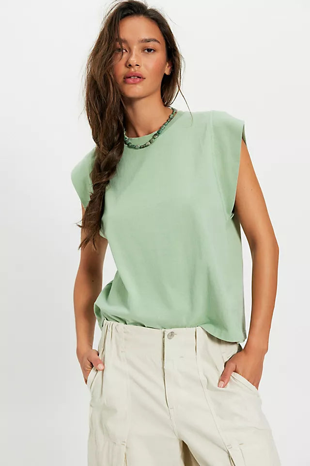 Better Muscle Tank Cameo Green
