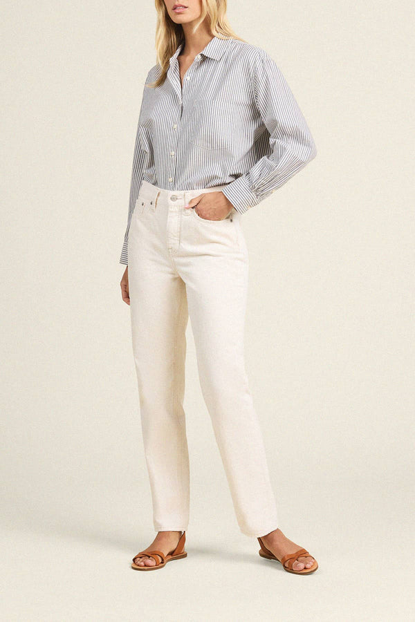 Vera Pant Navy Stripe