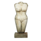 Clothed White Marble Bust