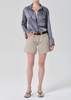 Citizens of Humanity Billie Relaxed Short in Burnished Quartz