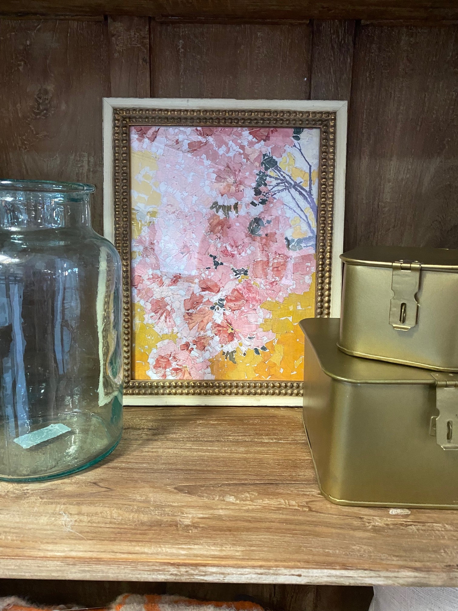 Framed Vintage Floral