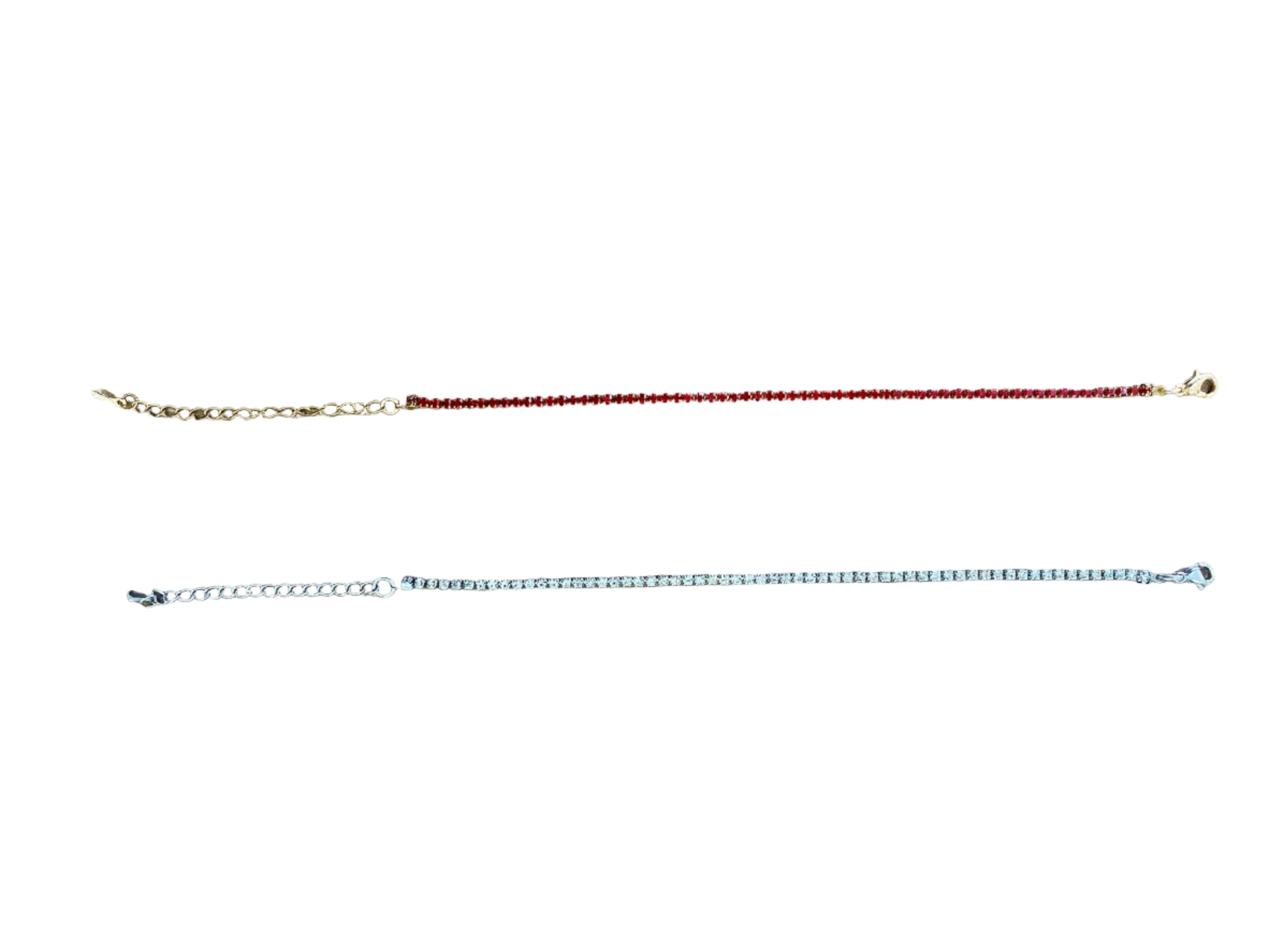 Rags to Riches Crystal Tennis Bracelet