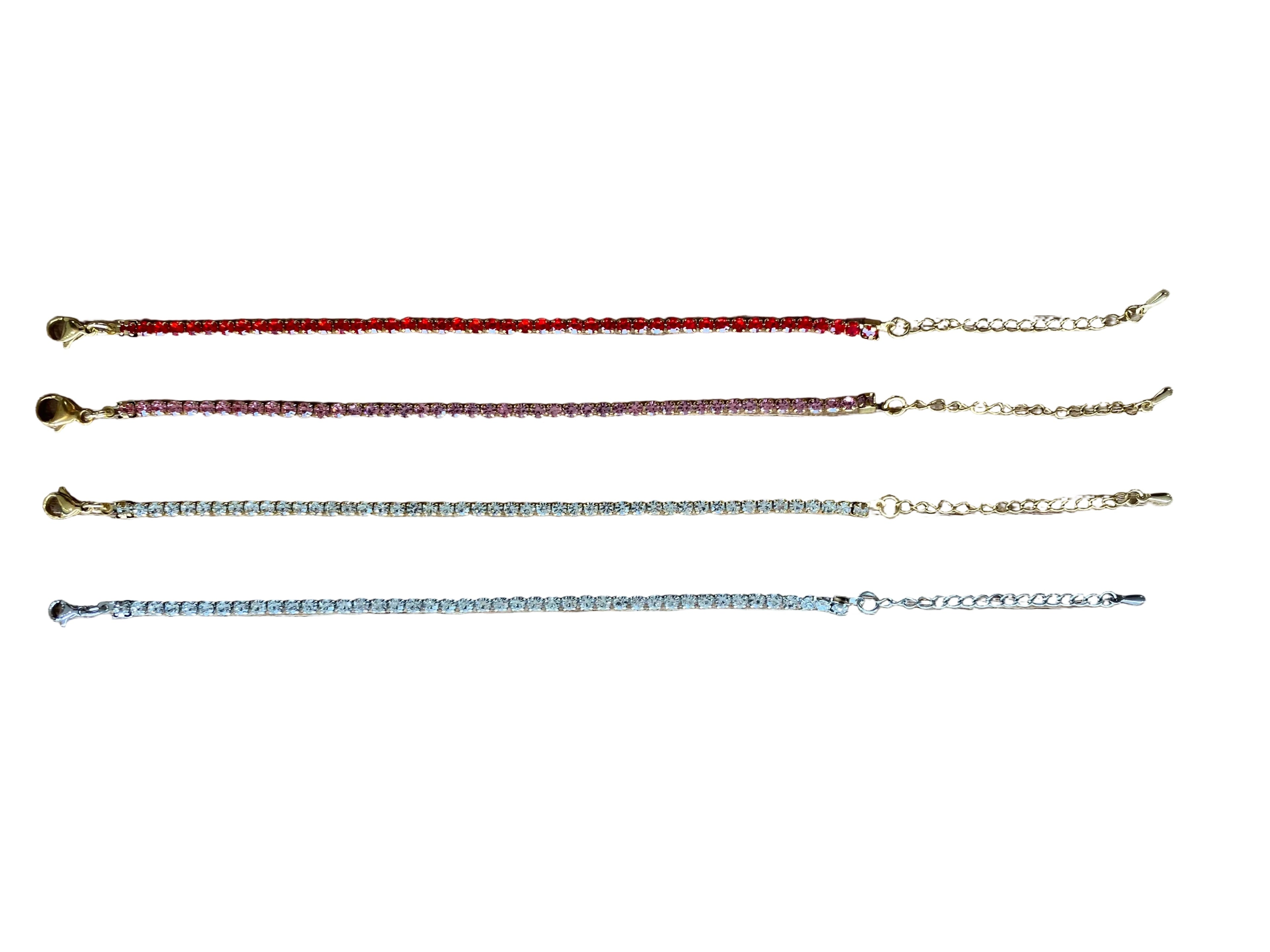 Rags to Riches Crystal Tennis Bracelet Collection