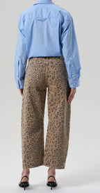 Miro Relaxed Jean in Natural Cheetah