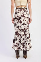 Cow Maxi Skirt