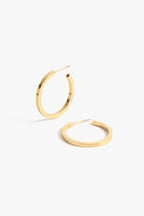 Jay Hoops 1" Gold