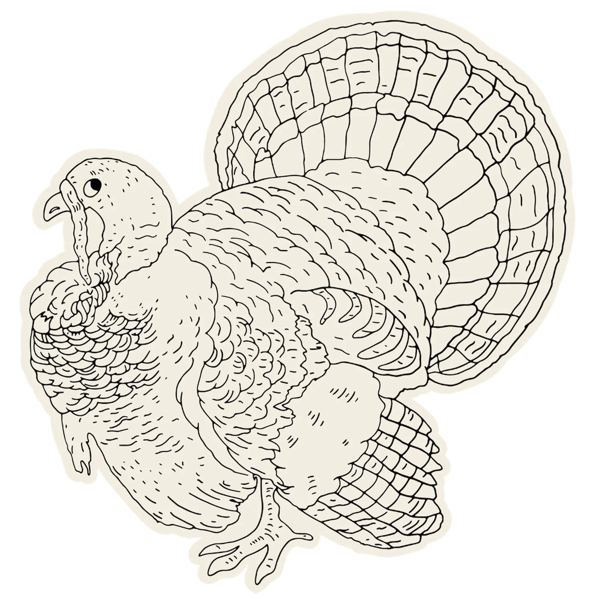 Turkey Coloring Placemat