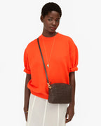 Midi Sac Chocolate Rattan